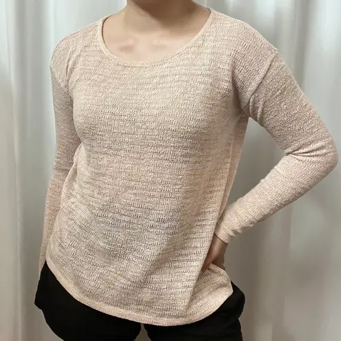 Forever 21 F21 Pale Pink Thin Long Sleeve Sweater Size Small