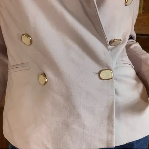 House of Harlow 1960 MISTY LILAC DOUBLE BREASTED BLAZER (S)