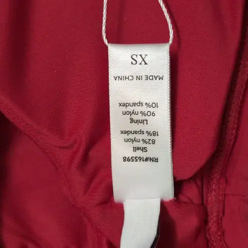 ANDIE Ventura Top Bikini Cherry Red Sporty Swim XS New