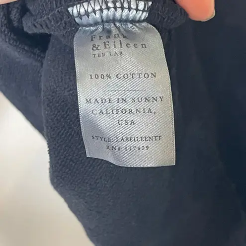 Frank & Eileen EILEEN RELAXED BUTTON UP TRIPLE FLEECE SWEATSHIRT SZ M