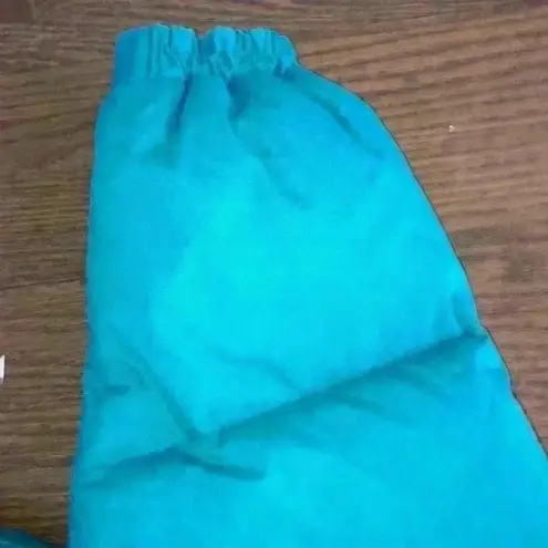 PUFFER JACKET Gray Duck Down and Feather filled Vintage Size XL Blue