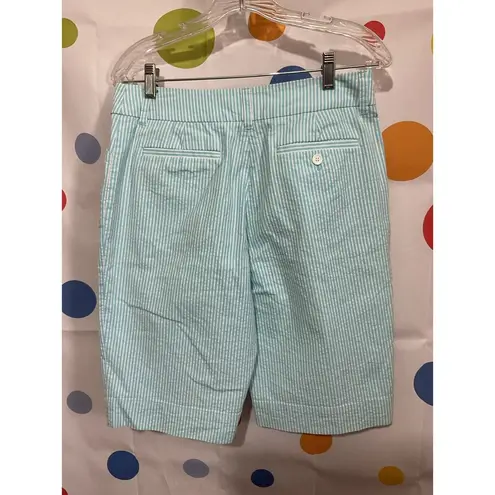 Jones New York NEW  Shorts Size 8 Aqua White