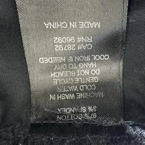 Dalia Women’s Navy Ankle Pants Size 12 Polca Dot Heart Print Stretch Waist 36 Blue