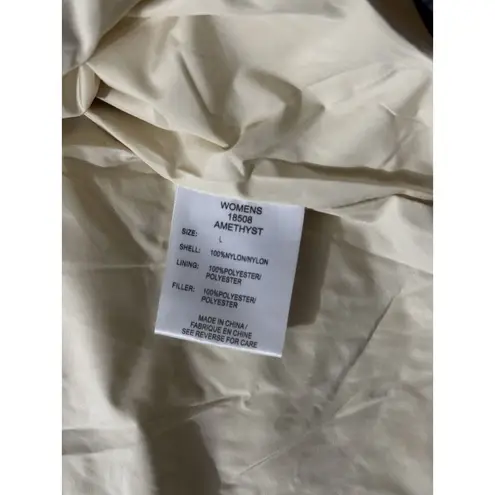 Woolrich Women's Insulated Puffer Amethyst Vest Full Zip Size Large