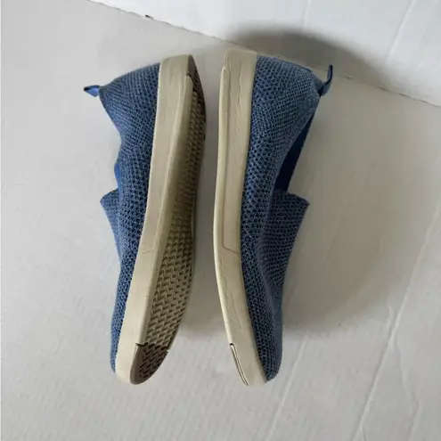 Woolloomooloo Baaarbara Mid Blue Merino Wool Slip On Loafers Womens 40 Casual Size 9.5