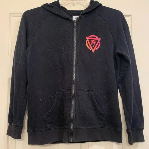 American Fighter Affliction Woman’s Black Medium Zipped Hooded Jacket. 2101