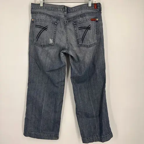 7 For All Mankind  Dojo Crop Jeans Size 32