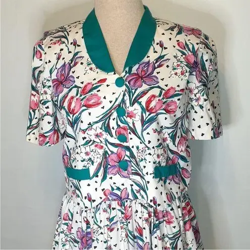 VINTAGE 80S 2 PIECE CROPPED TOP DRESS 12 White