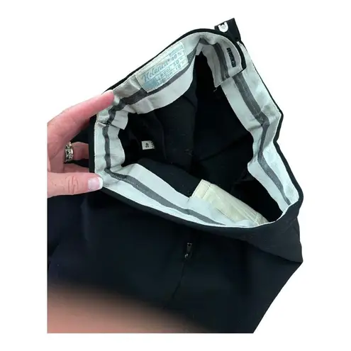 Vintage 70's Helanca of Austria Wool black high waist stirrup pants size small