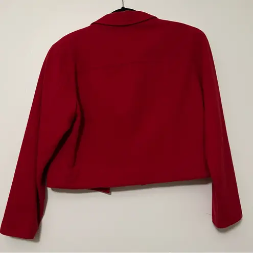Clifford & Wills Red Wool Cropped Jacket