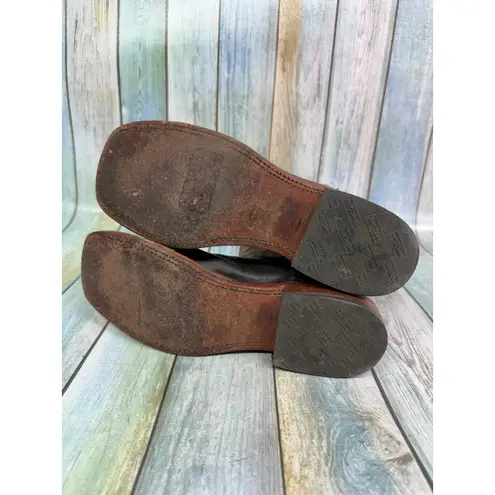 Tony Lama San Saba Francita Western Cowboy Boots Cross Inlay Women's Size 9.5