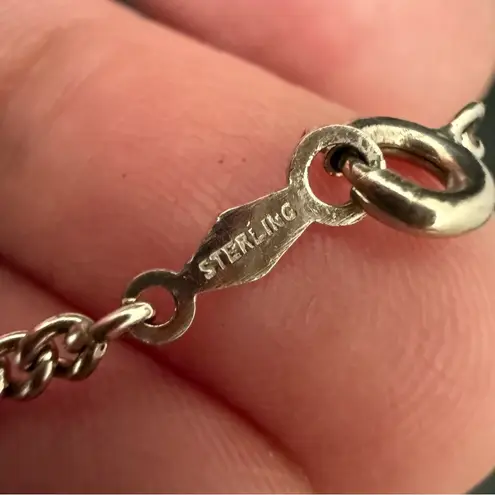 Vintage 60s Sterling Silver Abalone Shell Articulated Fish Bottle Opener Pendant