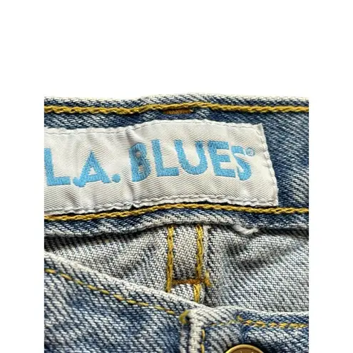L.A. Blues High Waisted 90s Mom Jeans Straight Leg Size 10L Slim Fit NWT
