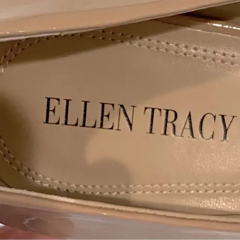 Ellen Tracy Nude Peep Toe Heels 10 Vanna Beige