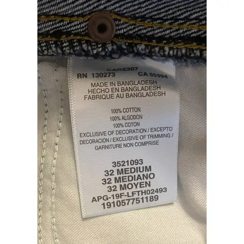 Lee  Vintage Modern High Rise‎ Midi Denim Skirt 32 Western 80s Grunge Blue - Image 7