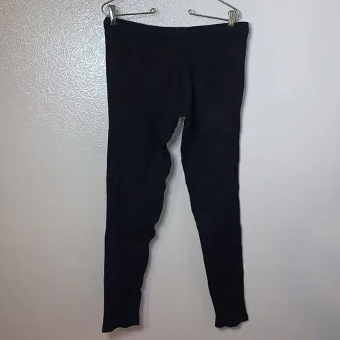 COS Collection of Style black wool jogger pants