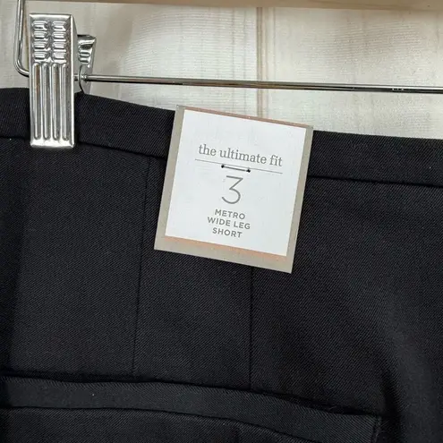 Chico's Chico’s Women’s 3 Black Metro Trouser Pants New Chino Office Core Career