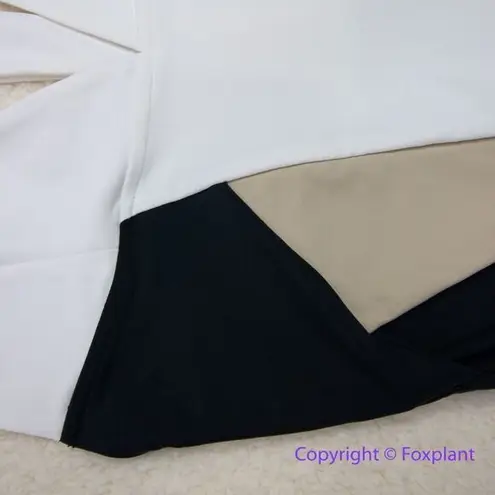 NEW MBM swim one piece swimsuit colorblock, size S Black