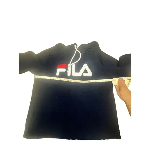 FILA  Unisex Hoodie Fleece Sz XL Navy