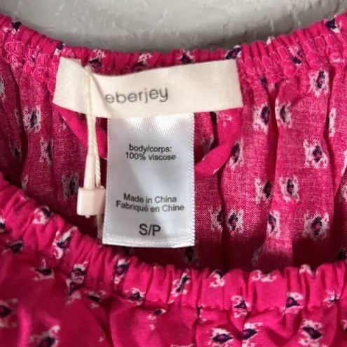 Eberjay Eberjey Royal Ikat Elana Dress In Beetroot Size S