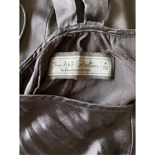 Abercrombie & Fitch Abercrombie short black silk slip dress size medium 95% silk