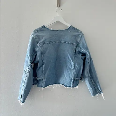 MOTHER The Cut Daybreak Drifter Jacket in Norway Dude L Size L