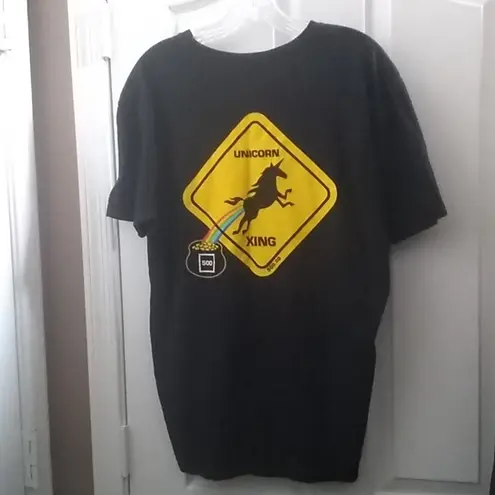 Next Level Apparel FINAL MARKDOWN  unicorn crossing tee shirt thumbnail 3