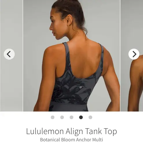 Lululemon  Align Tank Top *Botanical Bloom Anchor Multi Size 0