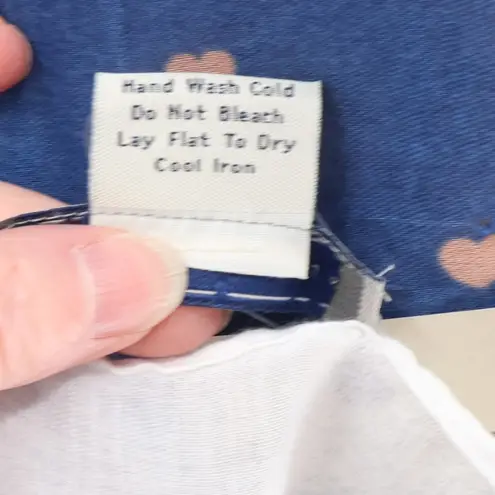 NWT Bass Corgi Dog Scarf Wrap Shawl Womens Blue White Hearts Novelty Flaw 68x34