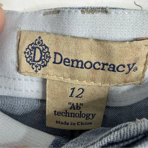 Democracy Ab Technology High Waisted Stretch Cropped Skinny Jeans Size 12