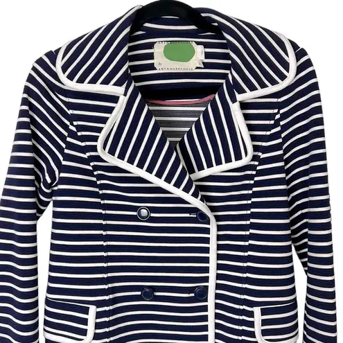  by Anthropologie Striped Peacoat Women’s size XS