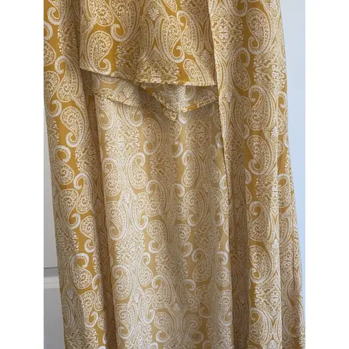 Windsor  Women’s 70s Hippy Style maxi Open Front skirt With Attached Shorts Sz L - Image 14