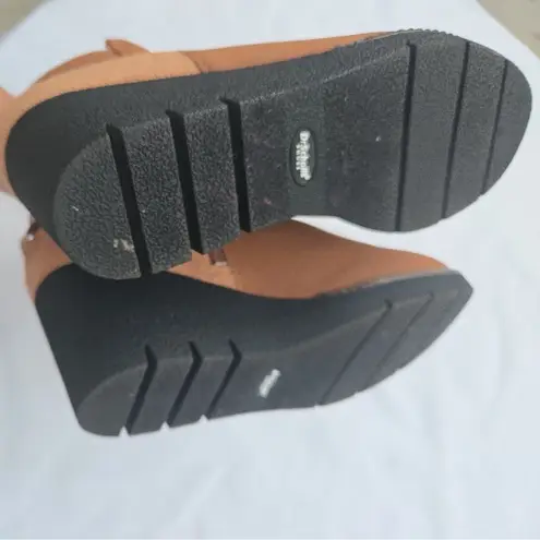 Dr. Scholls Women Libi Wedge Ankle Boots - Honey - size 9.5m