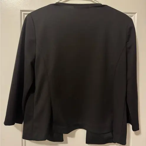 Alex + Olivia Black Jacket with Gold Accents Size M