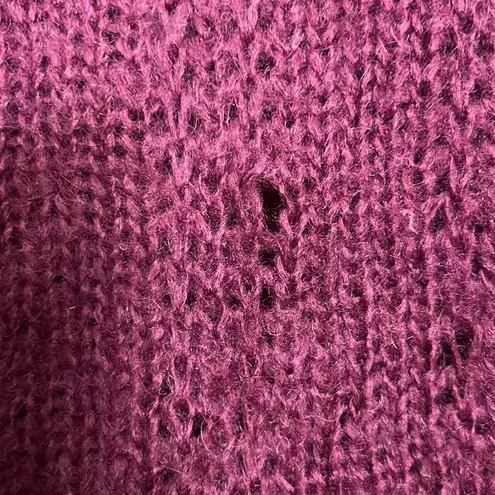 Wooden Ships Purple Cowl Neck Knit Sweater Dress Size S/M