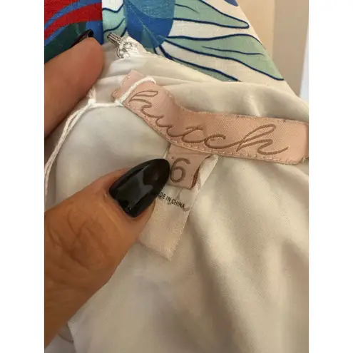 Hutch Maxine A-Line V-neck Maxi Multi Colored Floral pattern Dress Size 6