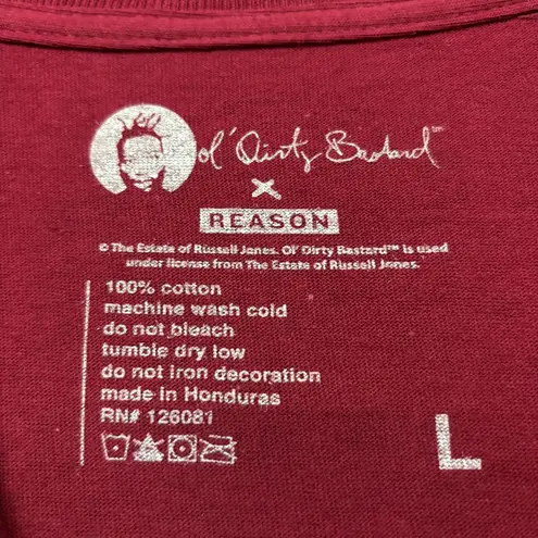 Ol Dirty Bastard Old Dirt Mcgirt Hip-Hop T-Shirt Size Large