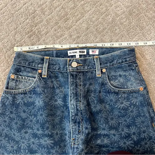 RE/DONE NWOT x Levi's Collection 70s Floral Straight Jeans Size 27