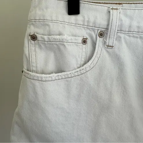 Pistola Grayish White Jean Shorts Classic Denim Style Size 32