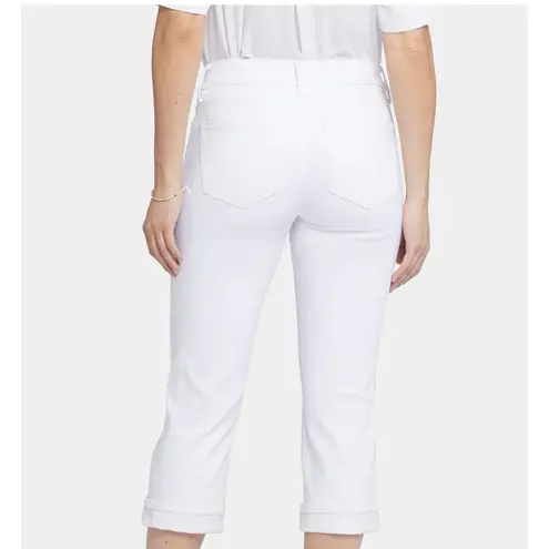 NYDJ  white cropped capri jeans size 4