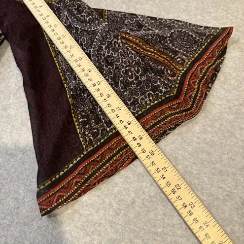 Vintage Y2K C est 1946 Boho Flowy Top Womens 2X Purple Pink Boho Romantic Fairy