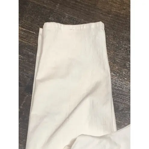 Lane Bryant  Slim White Denim Jean Size 18