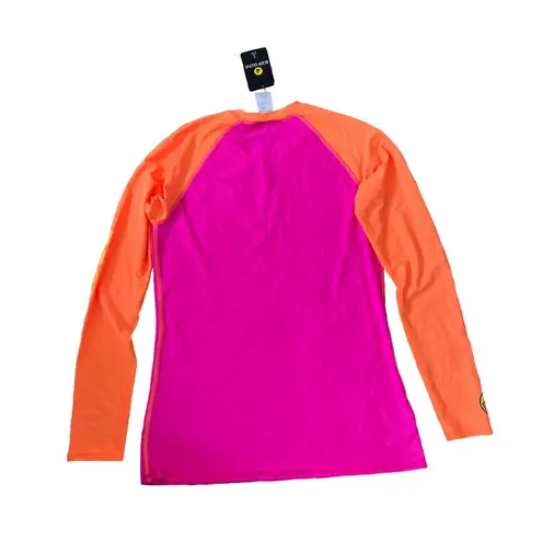 Body Glove NWT  80s Throwback Push It Rash Guard - Flamingo Pink - M