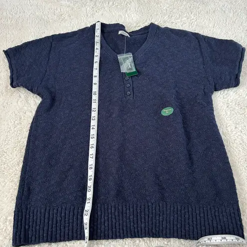 L.L. Bean Women's Midweight Cotton Slub Sweater, Henley Short