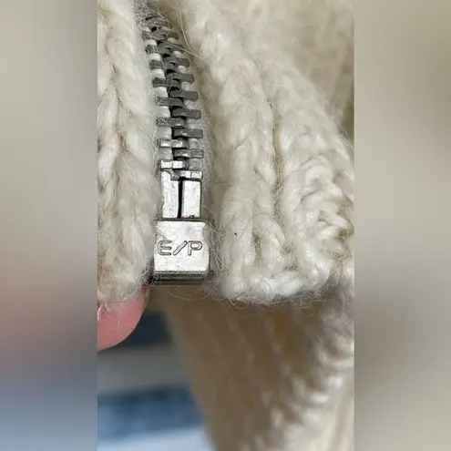 Lauren Active Ralph Lauren Womens Alpaca Zip Sweater Jacket XL Gray