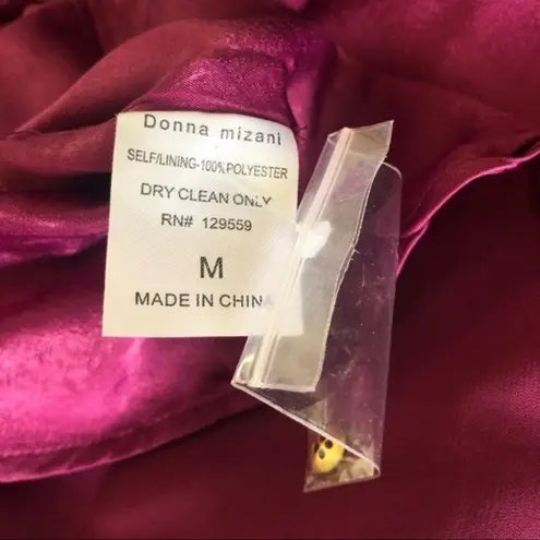 Donna Mizani Revolve Eliza Wrap Dress in Cranberry (Flawed) Size M