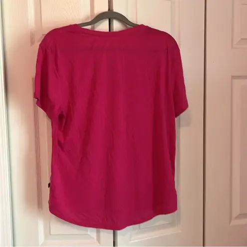 Gap  Women's Pink V-Neck Top