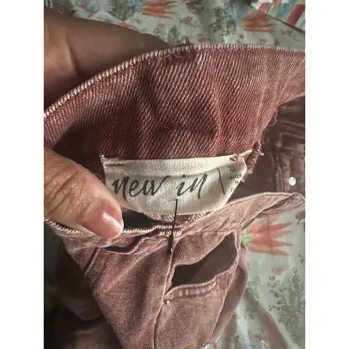 New In Pleated Denim Mini Skirt – Y2K Vibes, Street Style Essential Red