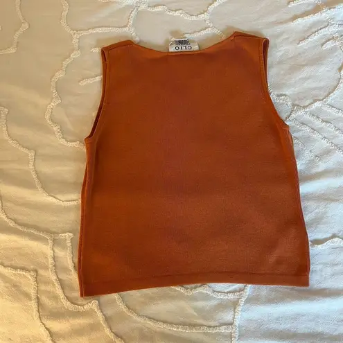 American Vintage Orange knit blouse