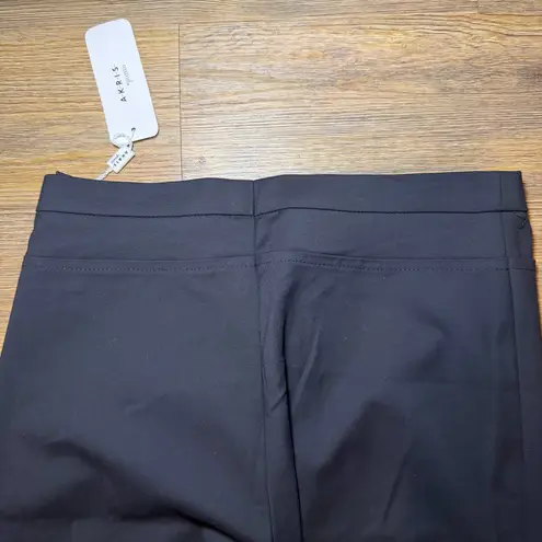 Akris Punto Franca Black Straight Leg Trousers Pants Size 6 NWT Tailored